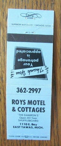 Riptide Inn Beach Resort - Matchbook (newer photo)